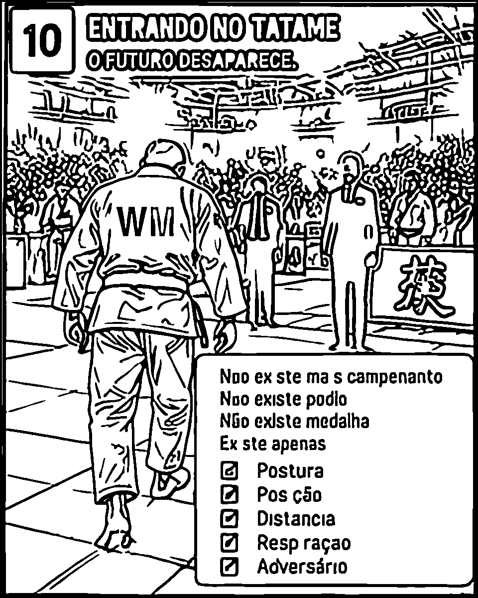 Entrando no tatame
