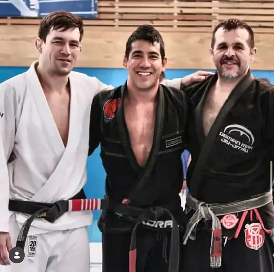Graduação de faixa-preta do Murata, com Demian Maia