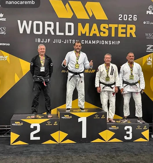 O lugar mais alto do pódio no World Master 2026