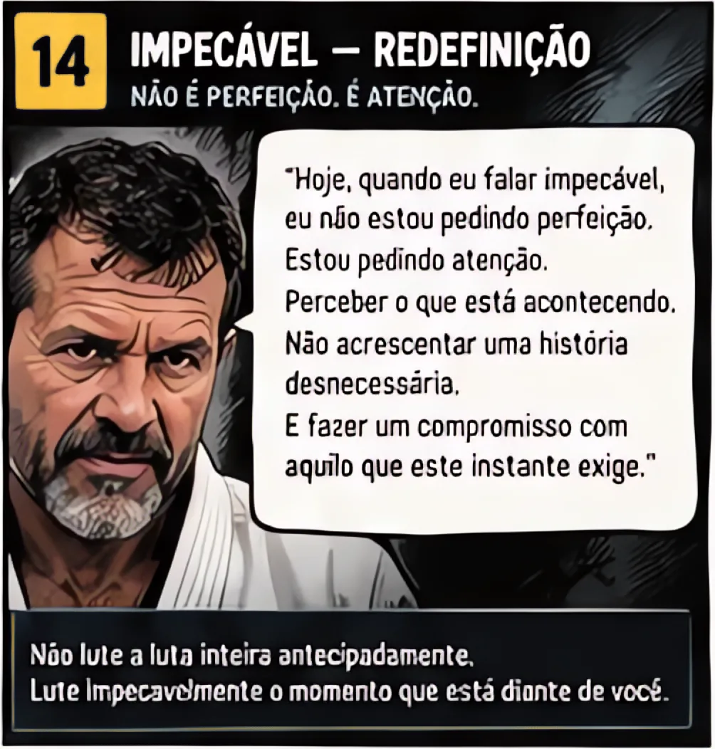 Quadro 14: Impecável, redefinição
